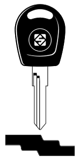 Afbeelding van Silca Transpondersleutel brass HU49RT6