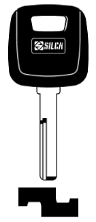 Afbeelding van Silca Transpondersleutel brass HU56RAT2 zonder chip
