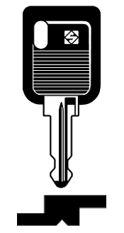 Afbeelding van Silca Autosleutel plastic kop staal NE23DP