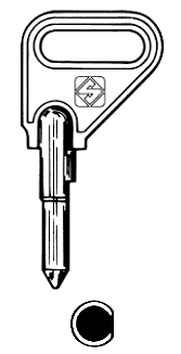 Afbeelding van Silca Klaviersleutel brass NE33S