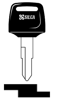 Afbeelding van Silca Autosleutel plastic kop staal HON31CP