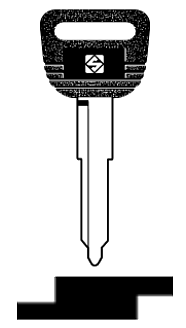 Afbeelding van Silca Autosleutel plastic kop brass HON40RP