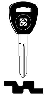 Afbeelding van Silca Transpondersleutel staal HON58RT2