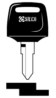 Afbeelding van Silca Autosleutel plastic kop brass HON71CP