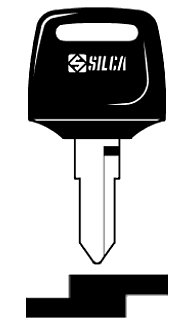 Afbeelding van Silca Autosleutel plastic kop brass HON71RCP