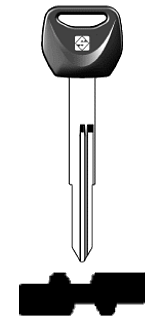 Afbeelding van Silca Autosleutel plastic kop staal HON81FP