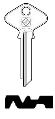Afbeelding van Silca Cilindersleutel staal GYF7