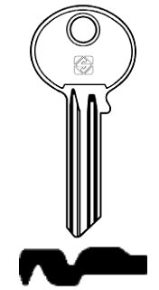 Afbeelding van Silca Cilindersleutel staal LYP6A