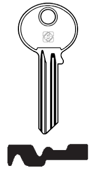 Afbeelding van Silca Cilindersleutel staal LYP6D