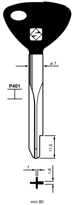 Afbeelding van Silca Stersleutel ijzer XY4P