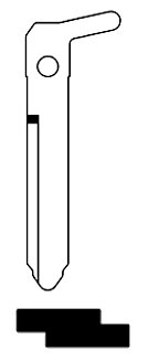 Afbeelding van Silca Autosleutel staal MAZ27R