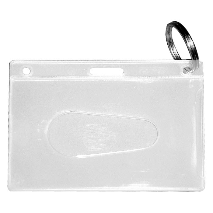 Afbeelding van Kevron badge/creditcard-Houder transparant (zacht plastic)