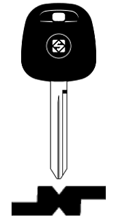Afbeelding van Silca Transpondersleutel brass TOY47T4