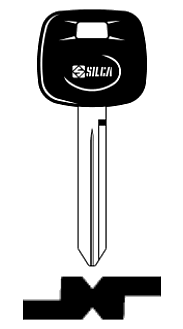 Afbeelding van Silca Autosleutel plastic kop staal TOY47BP