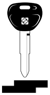 Afbeelding van Silca Autosleutel plastic kop staal MIT15AP