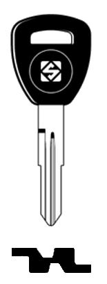 Afbeelding van Silca Transpondersleutel brass MIT14T5