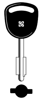 Afbeelding van Silca Autosleutel plastic kop staal FO20P