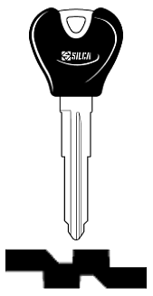 Afbeelding van Silca Autosleutel plastic kop brass FO31RAP