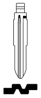 Afbeelding van Silca universele afstandsbediening insert MIT8CH