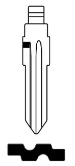 Afbeelding van Silca universele afstandsbediening insert YM28CH