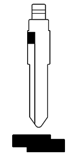 Afbeelding van Silca universele afstandsbediening insert HU133RCH