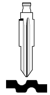 Afbeelding van Silca Flip Key insert DWO4RFH