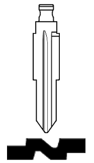Afbeelding van Silca Flip Key insert DWO5FH