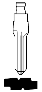 Afbeelding van Silca Flip Key insert HU136FH