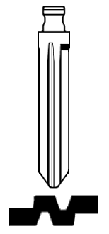 Afbeelding van Silca Flip Key insert HYN14FH