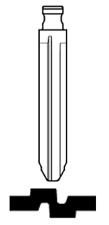 Afbeelding van Silca Flip Key insert TOY43RFH
