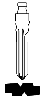 Afbeelding van Silca Flip Key insert HU179FH