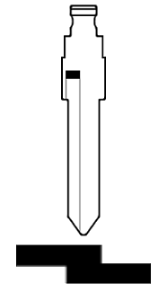 Afbeelding van Silca Flip Key insert YM15FH