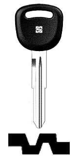 Afbeelding van Silca Autosleutel plastic kop brass KIA3RAP