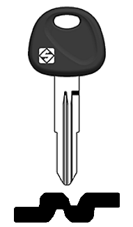 Afbeelding van Silca Autosleutel plastic kop staal KIA5CP