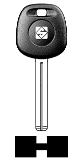 Afbeelding van Silca Transpondersleutel brass zonder chip KIA7T14