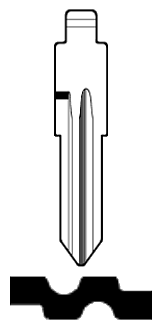 Afbeelding van Silca Autosleutel staal YM28T