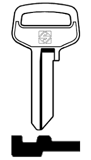 Afbeelding van Silca Cilindersleutel staal ALP7R