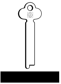 Afbeelding van Silca Cilindersleutel ijzer 1001
