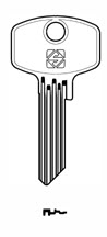 Afbeelding van Silca Cilindersleutel brass DM12-46