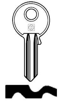 Afbeelding van Silca Cilindersleutel brass ICS2