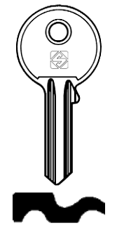 Afbeelding van Silca Cilindersleutel staal PC8