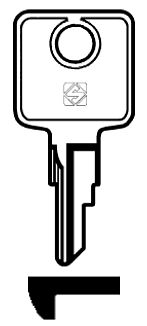 Afbeelding van Silca Autosleutel z/plastic kop staal HM1