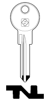 Afbeelding van Silca Autosleutel z/plastic kop staal BAS2R