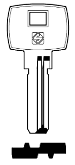 Afbeelding van Silca Boringsleutel brass MTA2