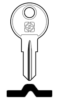 Afbeelding van Silca Cilindersleutel staal HF73R