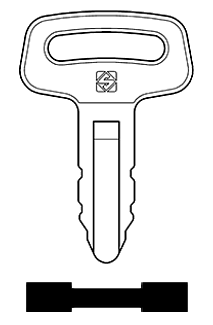 Afbeelding van Silca Cilindersleutel staal KUB3
