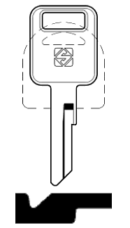 Afbeelding van Silca Cilindersleutel staal LMA1