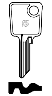Afbeelding van Silca Cilindersleutel staal ME1