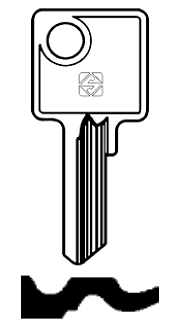 Afbeelding van Silca Cilindersleutel staal ME2R