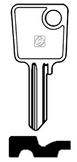 Afbeelding van Silca Cilindersleutel staal ME4